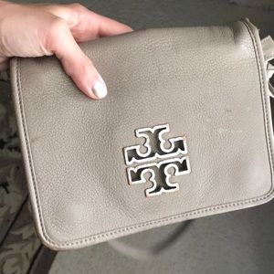 Tory Burch French Grey Crossbody